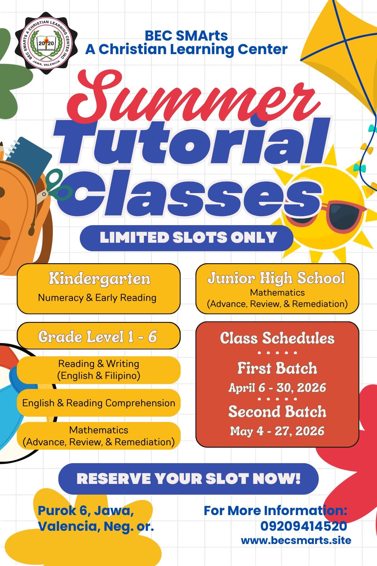 Summer Class 2026 Enrollment is Now Open!